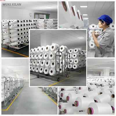 Beli Benang poliester halus dan cerah Daur Ulang Benang poliester Fdy online manufacture