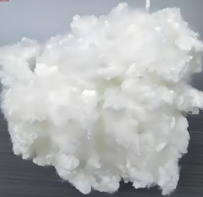 kupować 11D76MM Pełny Matowy Recyklingowany Włókno Poliestrowe Cięte do Wysokowydajnej Filtracji online manufacture