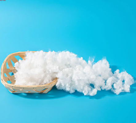 acheter Fibre de polyester siliconée ignifuge 4D*51MM Fibre d'accueil vierge pour la sécurité incendie et le rembourrage confortable online manufacture