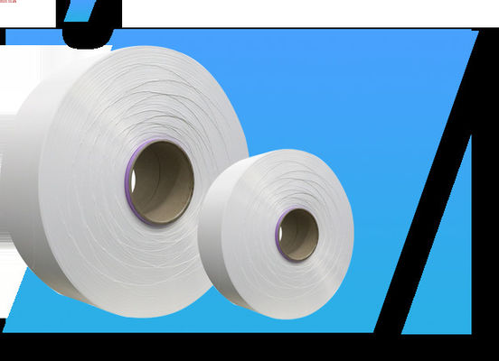 GRS Filati di poliestere Fdy 50D/24F Bianco grezzo semidolce Rotondo per la fabbricazione di pellicce finte