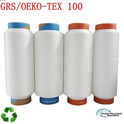 Filati di poliesteri colorati con doping 150D/48F certificati GRS con OEKO TEX 100