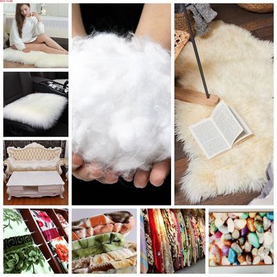 100% Recycled GRS Polyamide 6 Fibre 8Dx88mm Raw White ISO9001