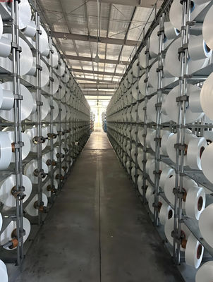 Polyester FDY Yarn 100% Virgin or Recycled 210D48F Bright/Semi Dull/Full Dull Flat/Round/Hollow Raw White