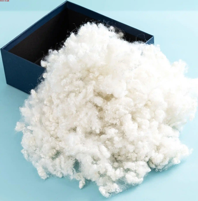 3D Crimp GRS Recycled Polyester Fiber 51MM Semi Dull UV Blocking