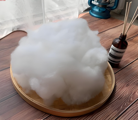 7D×64mm Recycled Polyester Staple Fiber (from PET Bottles) for Fiberfill and Nonwovens